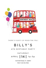 Double-Decker Day - Birthday Invitation